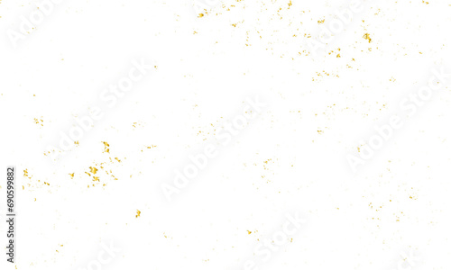 Abstract doted and confetti golden glitter particles splatter on transparent background. Luxury golden glitter confetti that floats down falling bokeh celebration background.