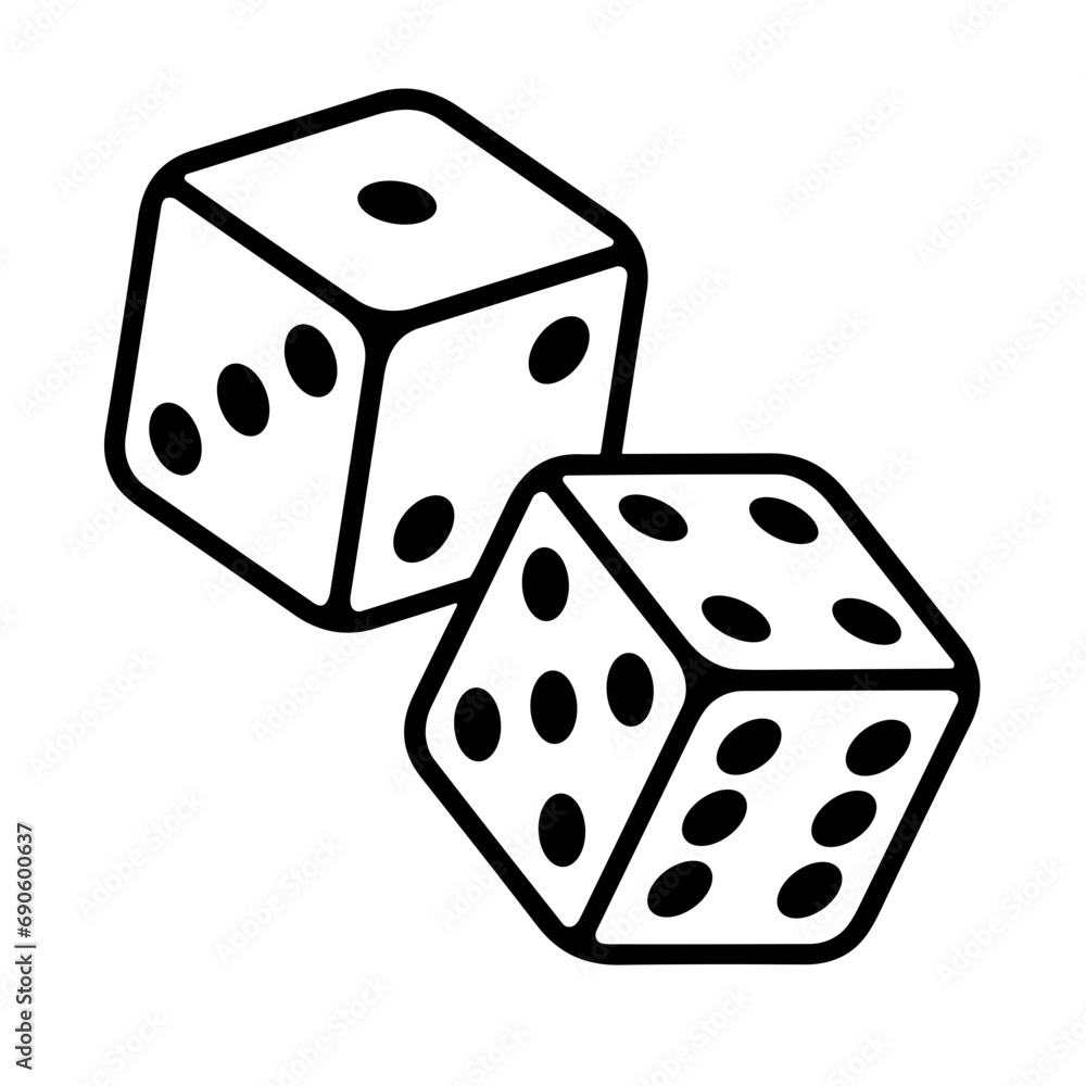Fotografie set of dice play