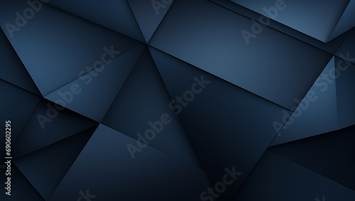 Black blue abstract modern background for design. 3D effect. Diagonal lines, stripes. Triangles. Gradient. Metallic sheen. Minimal. Web banner. Wide. Panoramic. Dark. Geometric shapes photo