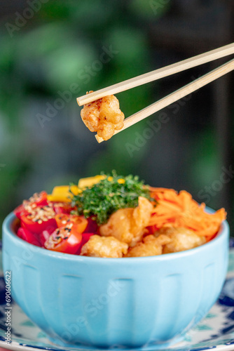 Poke com Frango Grelhado