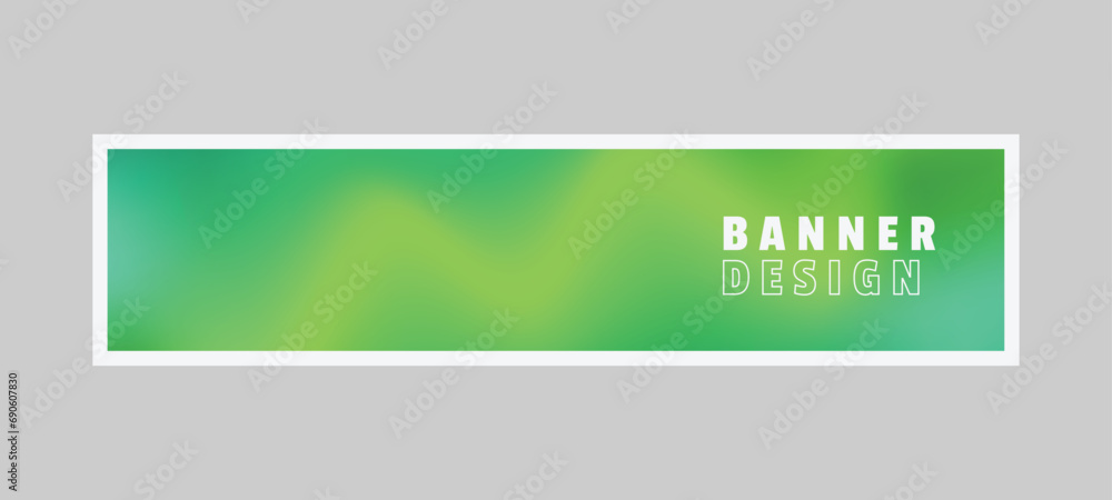 Modern abstract blur gradient horizontal banner poster Modern abstract blur gradient horizontal banner poster