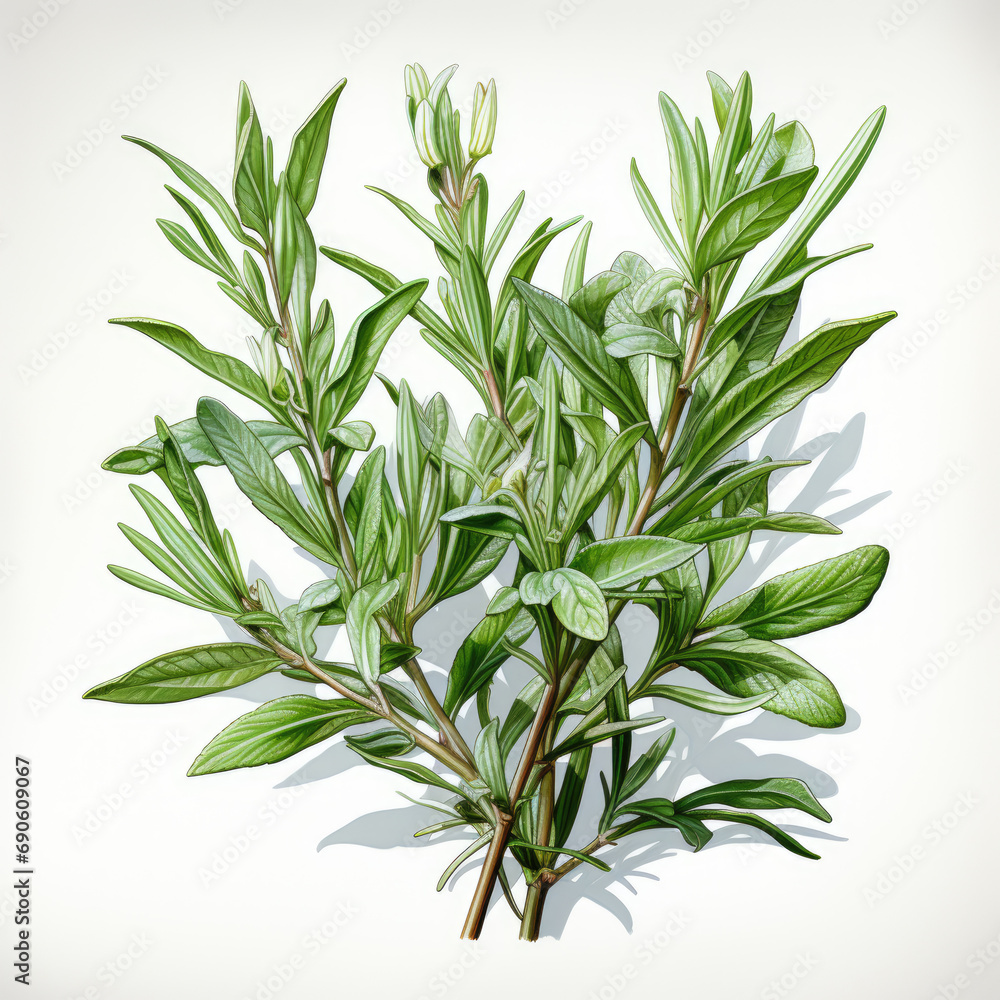 watercolor Rosemary clipart, Generative Ai watercolor Rosemary clipart, Generative Ai
