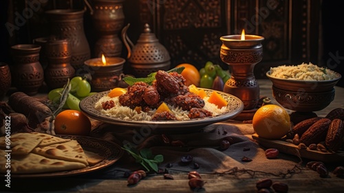 food photography, yummy Umm Ali, high quality, 16:9 photo