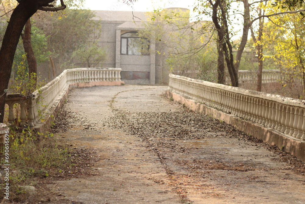 An old Corridor Path towards an old building of Chadrashekhar farm Bhondsi An old Corridor Path towards an old building of Chadrashekhar farm Bhondsi