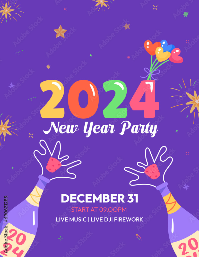 Fototapeta premium New Year Event