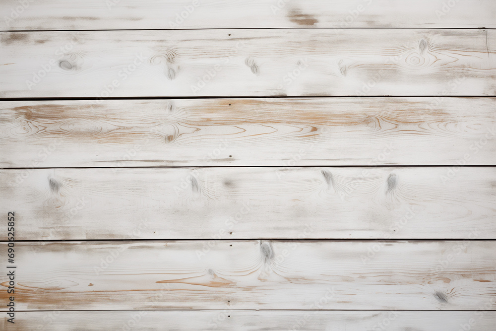 Fototapeta premium White wooden boards with texture as background
