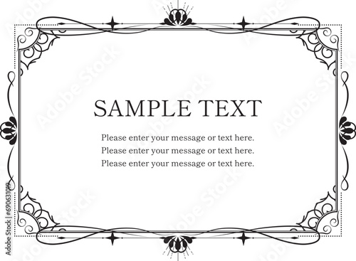 豪華なアンティークフレーム・飾り枠