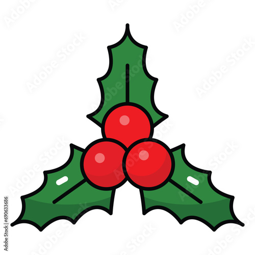  Traditional symbol of holiday affection.