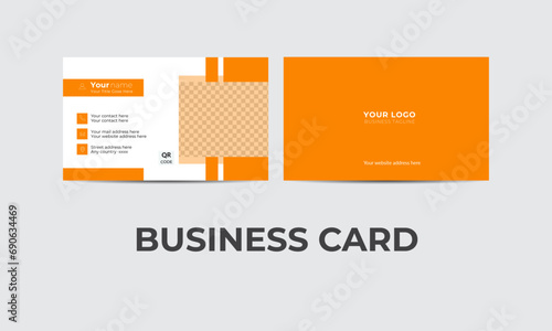 Business card template, business card design, creative professional design, corporate design, eye-catching design, professional business card design, photo