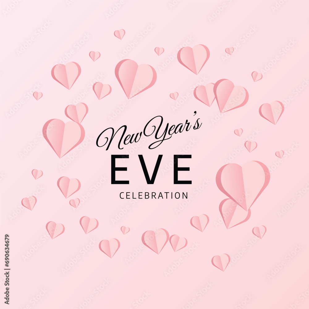 Flyers honoring New Years or associated activities can feature graphics concerning New Years Eve in vector format. design of flyers, celebratory materials.