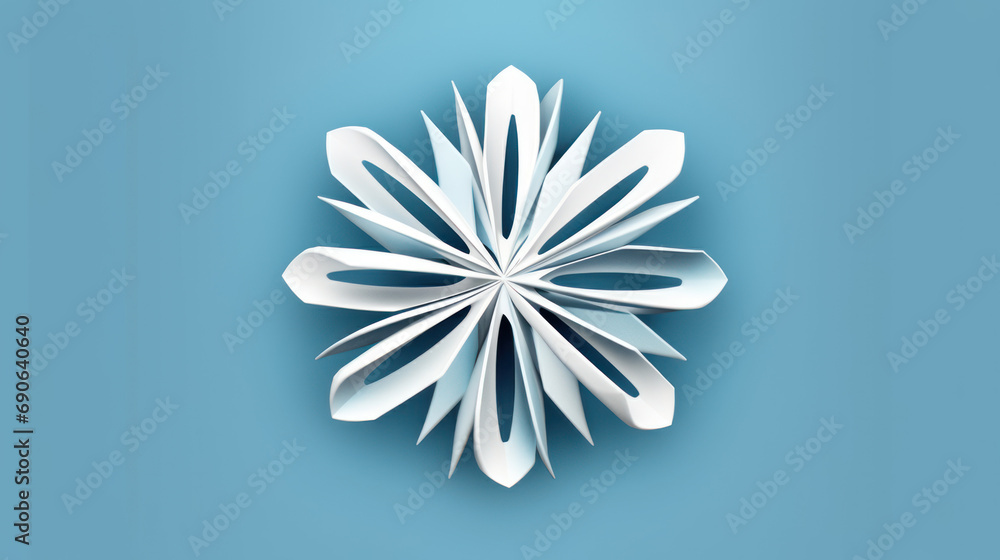 Snowflake Simplicity: Minimalist Silver Lines Snowflake Simplicity: Minimalist Silver Lines