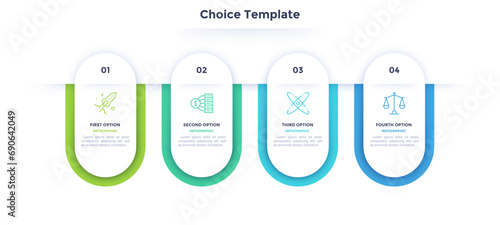 Modern Infographic Options Banner