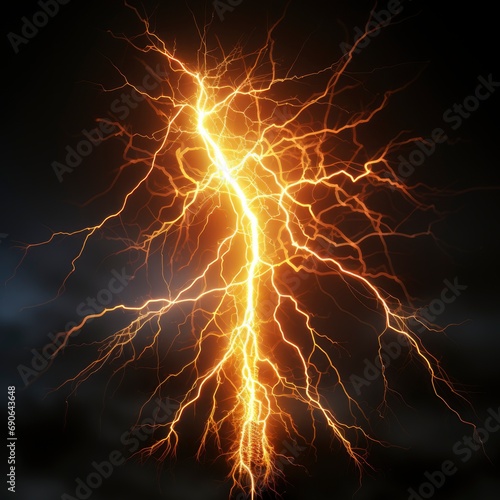 3D Realistic Lightning Bolt Illustration , Background Images , Hd Wallpapers