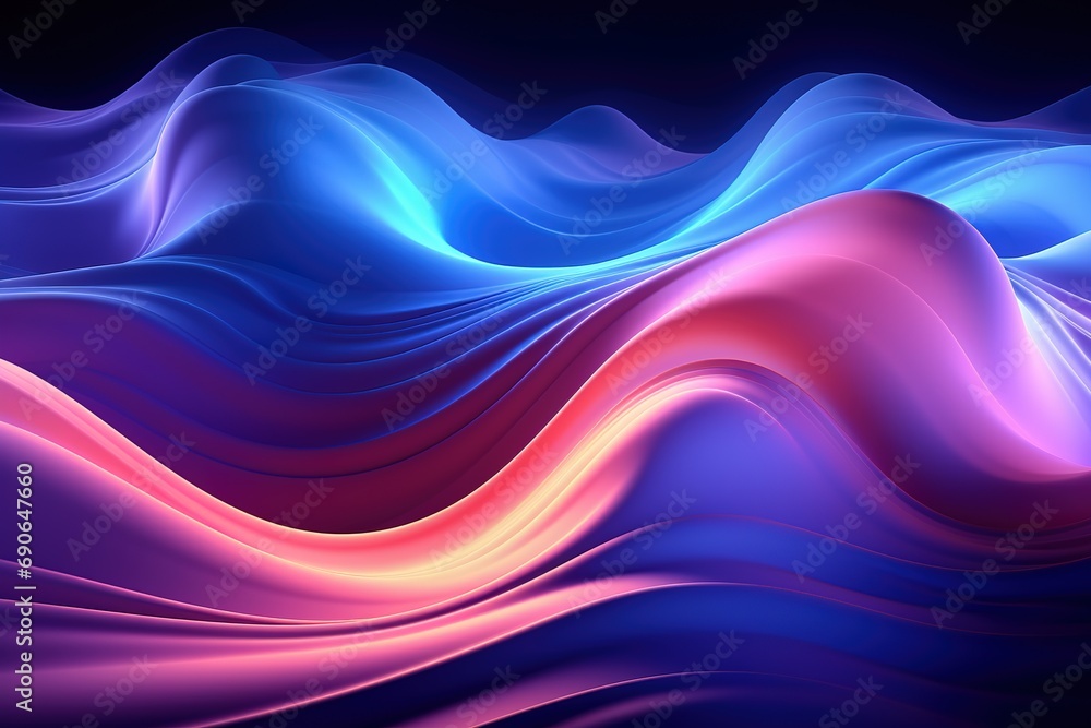 Fototapeta premium Abstract waves background