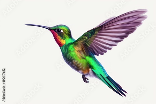 Hummingbird isolated on transparent or white background © GalleryGlider