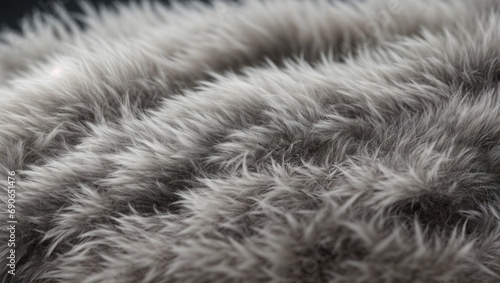 Close-Up View of a Beautiful Fur Texture