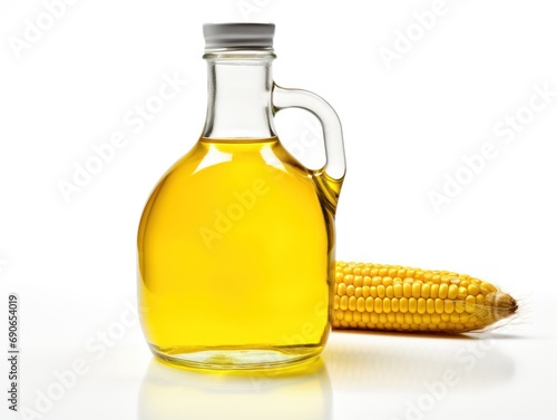 Corn syrup isolated on white background
