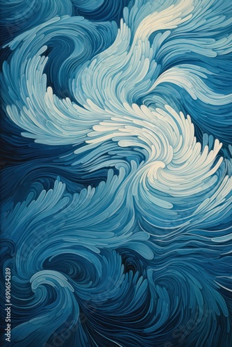 Swirling patterns reminiscent of ocean currents background