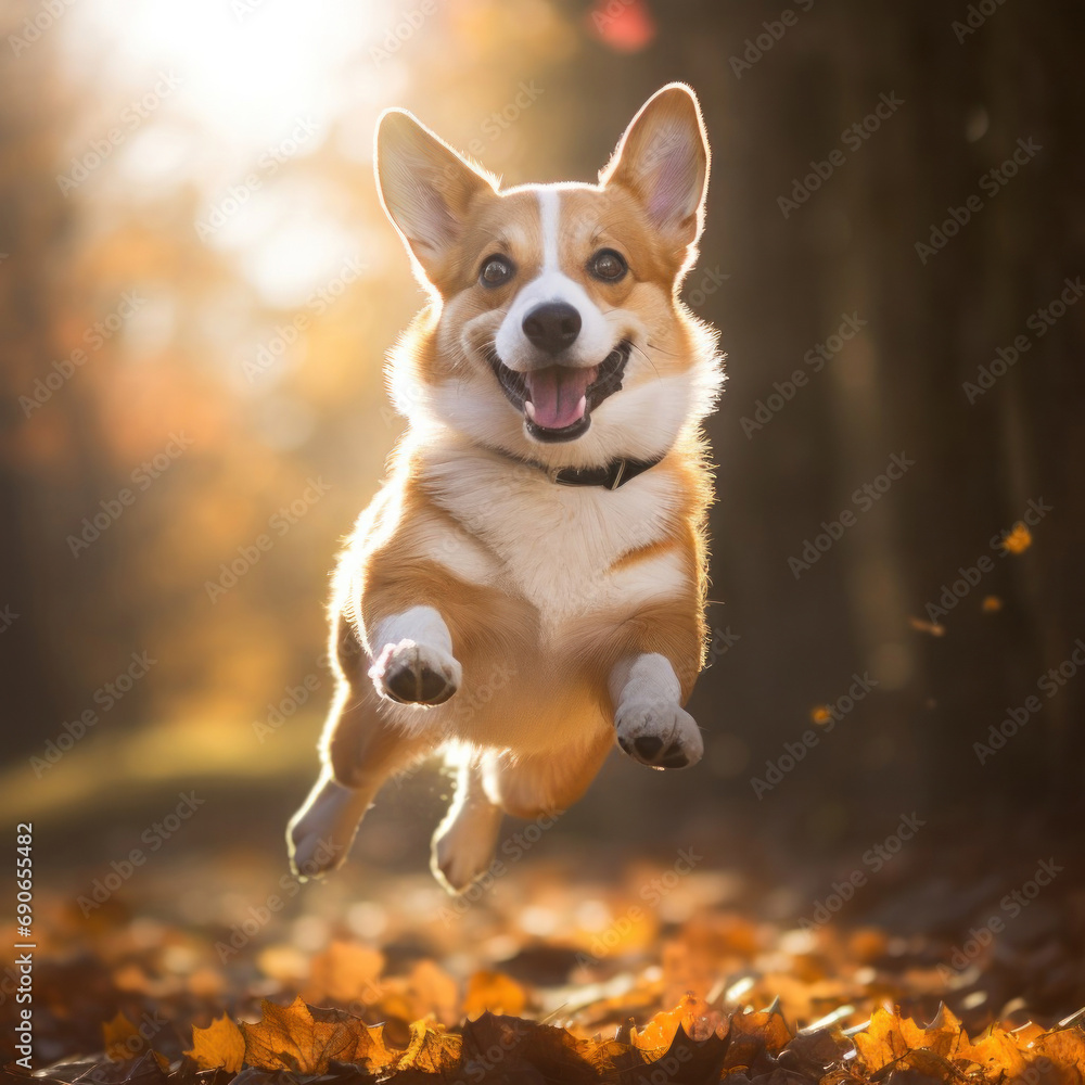 running happy corgi dog2 running happy corgi dog2