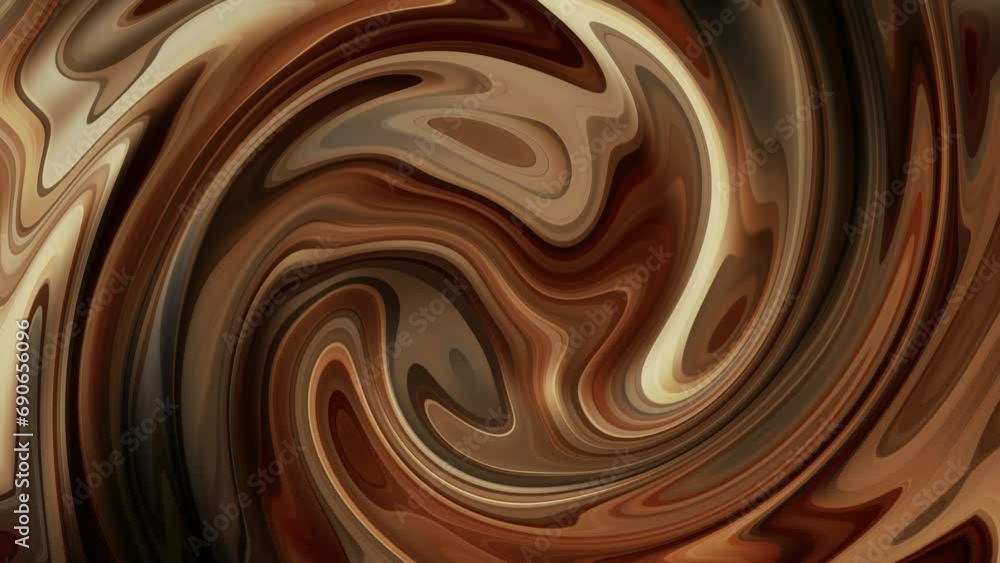 Golden color twirl liquid wave motion background Golden color twirl liquid wave motion background