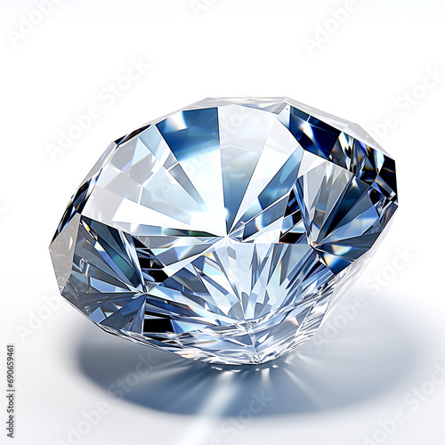 Expensive Diamond On White Background - legal AI