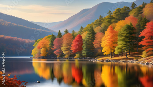 autumn in the mountains