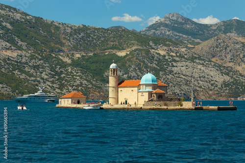 Our Lady of the Rocks monastery Perast Bay of Kotor
