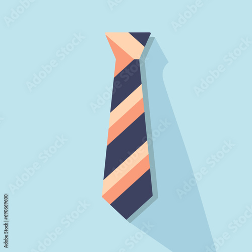 tie on blue