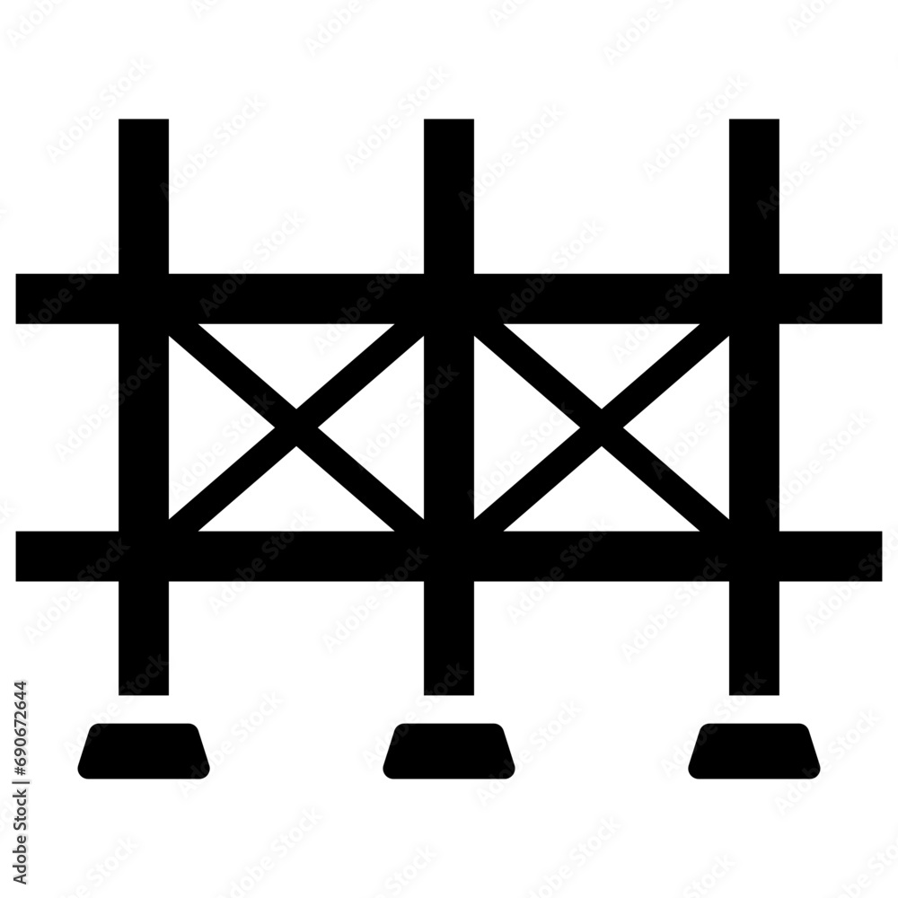 Fototapeta premium Scaffolding Icon