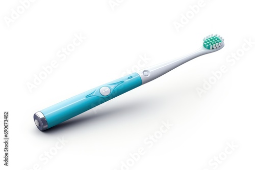 Electric toothbrush isolated on white background 