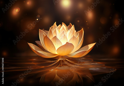 Nature background flower background plant light floral lotus