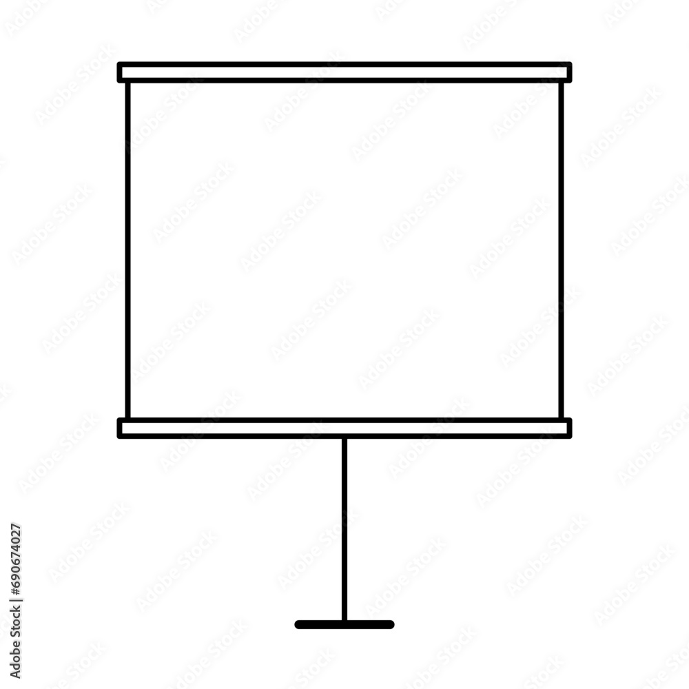 Projector LCD Screen Icon For Logo And More Projector LCD Screen Icon For Logo And More