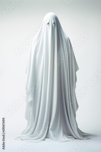 Ghost isolated on white background 