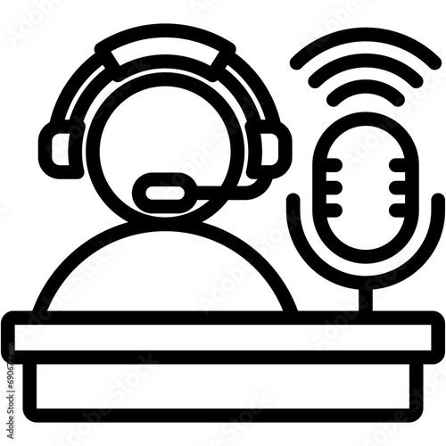 Broadcaster Icon