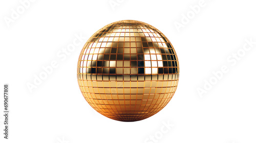Luxury gold disco ball party nightlife decoration