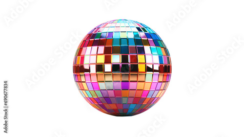Colorful Disco ball multi-colored party nightlife rainbow 