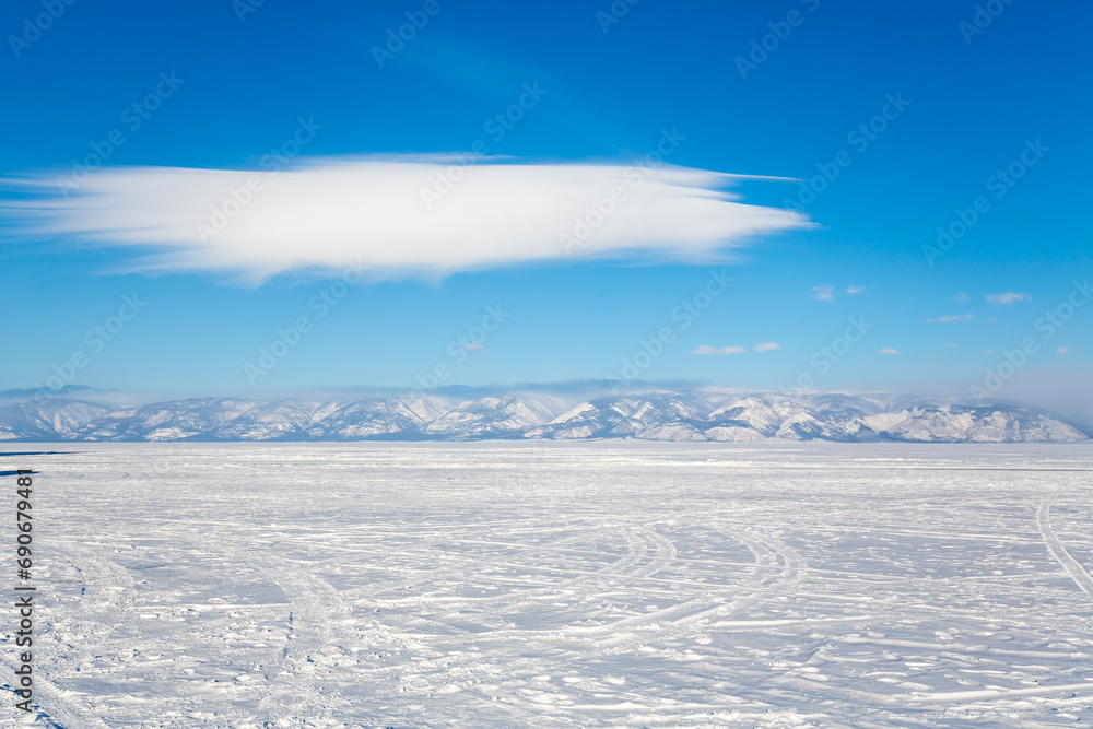 Lake Baikal in winter Lake Baikal in winter