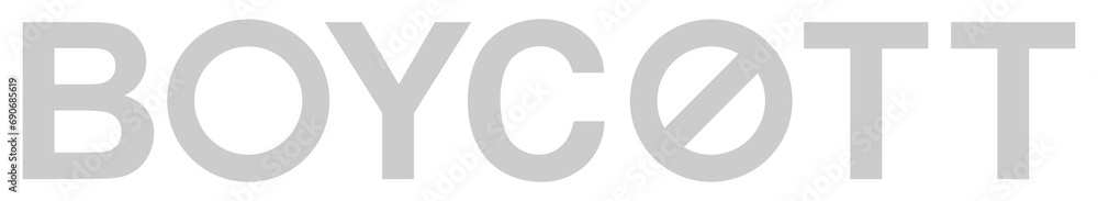 Visual Text Illustration of the Boycott, can use for sign, symbol, watermark, mark, sticker, banner, or graphic design element. Format PNG Visual Text Illustration of the Boycott, can use for sign, symbol, watermark, mark, sticker, banner, or graphic design element. Format PNG