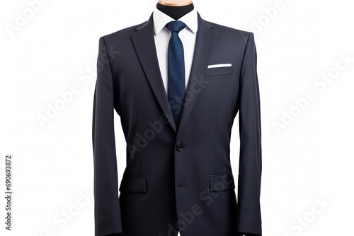Suit isolated on white background