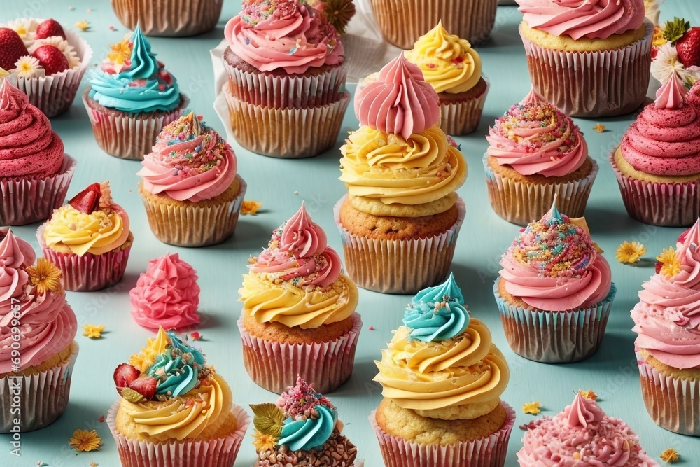 A Delicious Assortment of Cupcakes A Delicious Assortment of Cupcakes