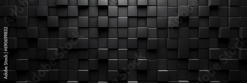 黒色の壁のパネルのテクスチャの背景画像,Black Wall Panel Texture Background Image,Generative AI	 photo