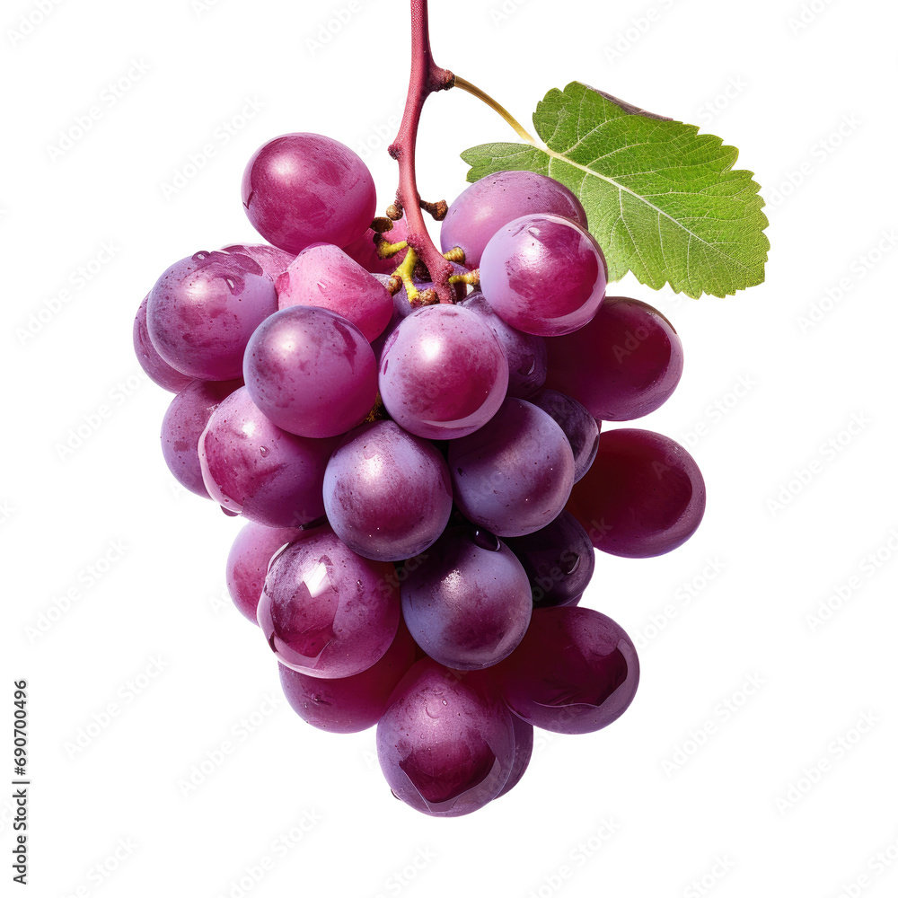 Fototapeta premium Grape isolated on white or transparent background