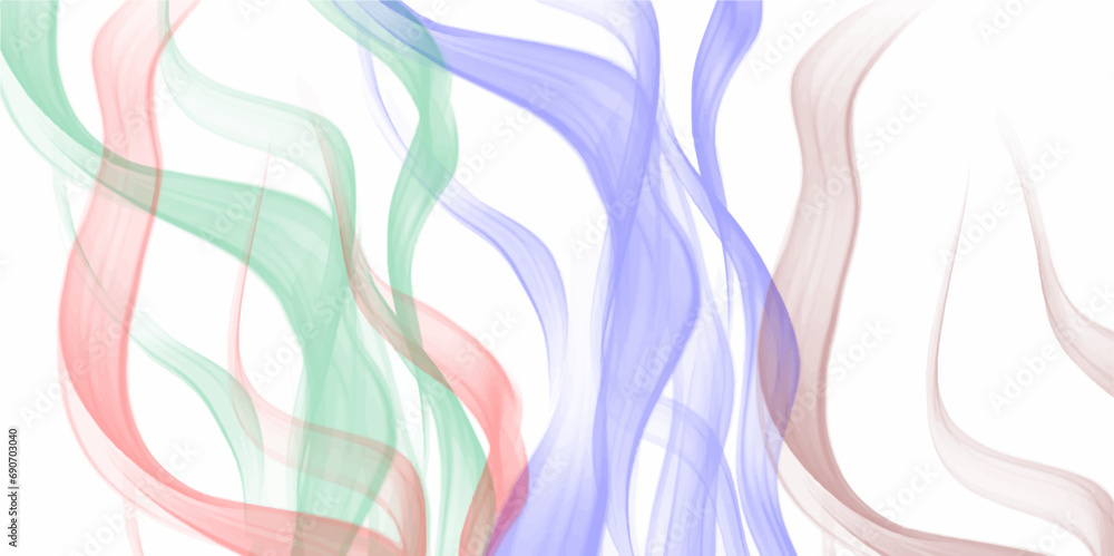 Fototapeta premium Abstract smoke background. Abstract colorful smoke on white background. colored Smoke On Abstract Background