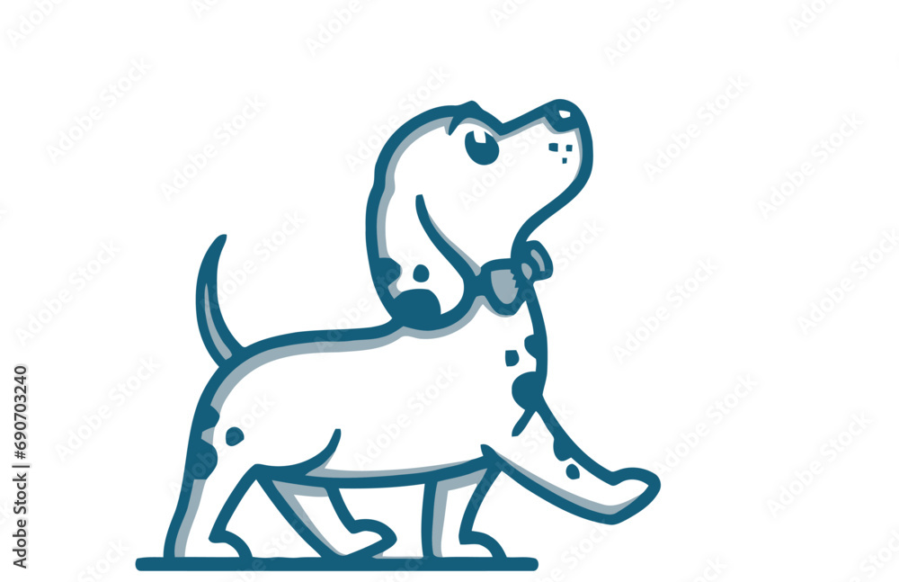 Fototapeta premium dog cartoon