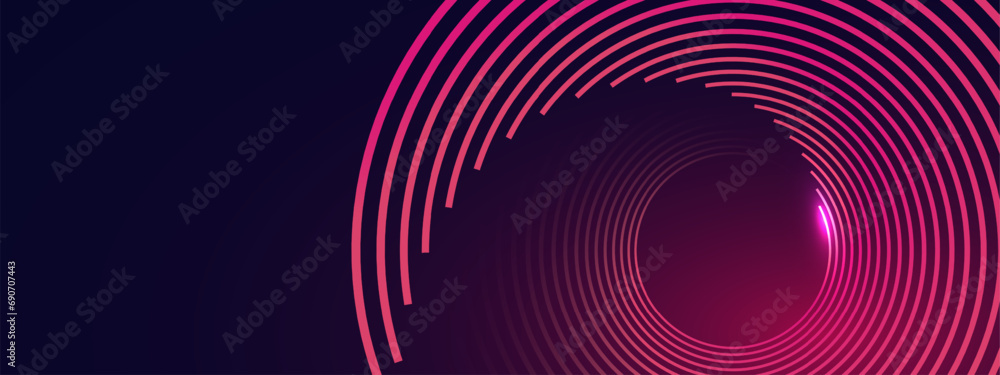 Gradient abstract background, technology hi-tech futuristic template. Vector illustration