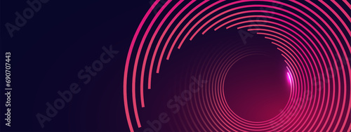 Gradient abstract background, technology hi-tech futuristic template. Vector illustration