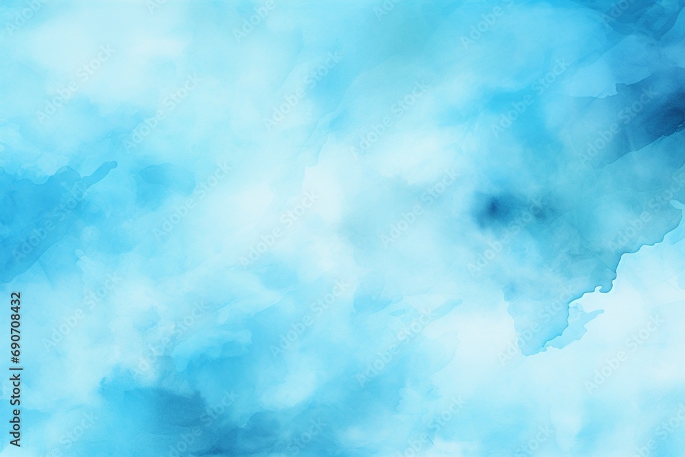 Fototapeta premium Light sky Blue abstract watercolor grunge background