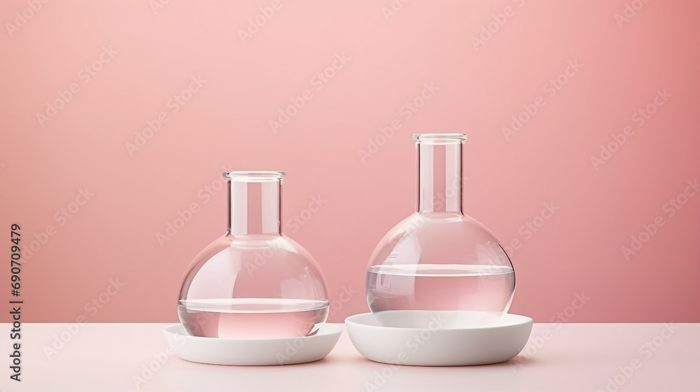 Elegant White Podiums for Cosmetics Product Presentation - Modern 3D Design of Clean Beauty Showcase, Perfect for Branding and Advertising in the Beauty Industry. Elegant White Podiums for Cosmetics Product Presentation - Modern 3D Design of Clean Beauty Showcase, Perfect for Branding and Advertising in the Beauty Industry.