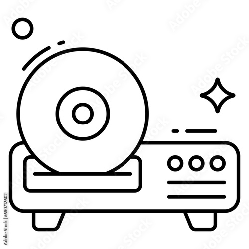 Perfect design icon of CD rom