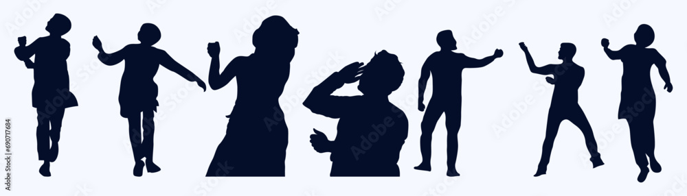 silhouette man waving the Indian flag